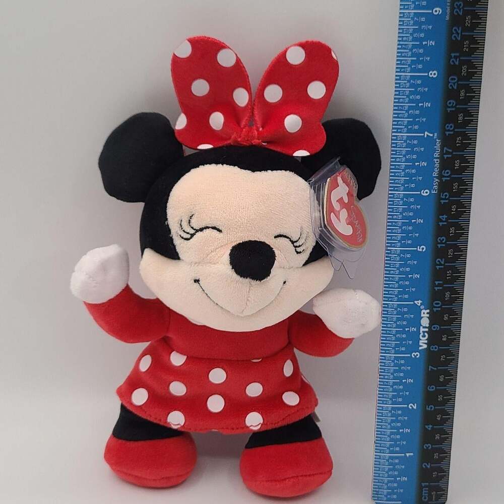 TY Minnie Mouse Beanie Babies Sparkle - Picture 2 of 9